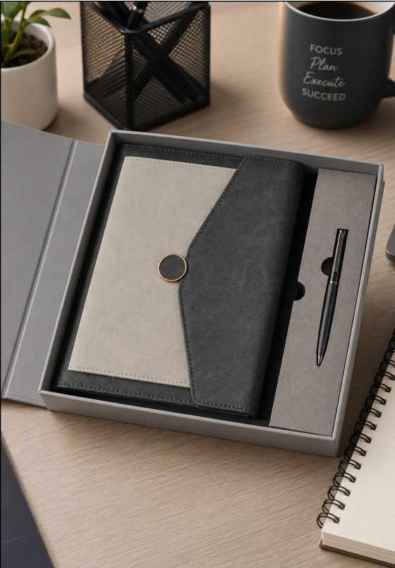 V-10 Slate & Ivory Two-Tone Power Bank Portfolio